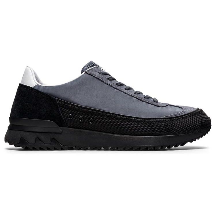 ONITSUKA TIGER Hsinti Холщовые Легкие Удобные Амортизирующие Нескользящие Низкие Повседневные Кроссовки Унисекс Серый Черный 1183A387-044