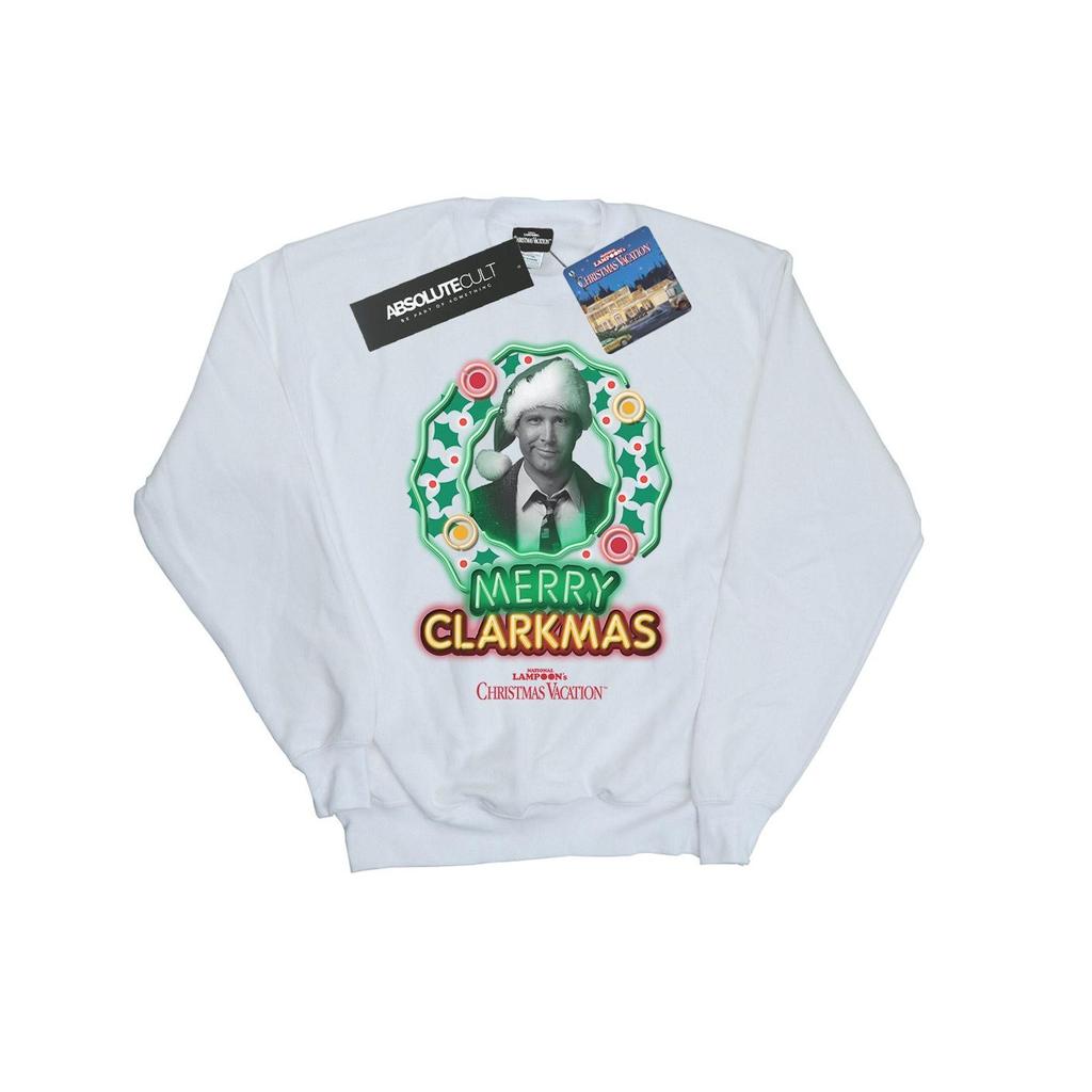 National Lampoon´s Christmas Vacation Girls Greyscale Clarkmas Sweatshirt