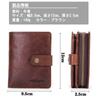 CONTACTS Bifold Leather Genuine Leather Large Storage for Many Coin Perfect As a Gift for Men [Contacts] Men's Wallet, Wallet, Wallet, Wallet,