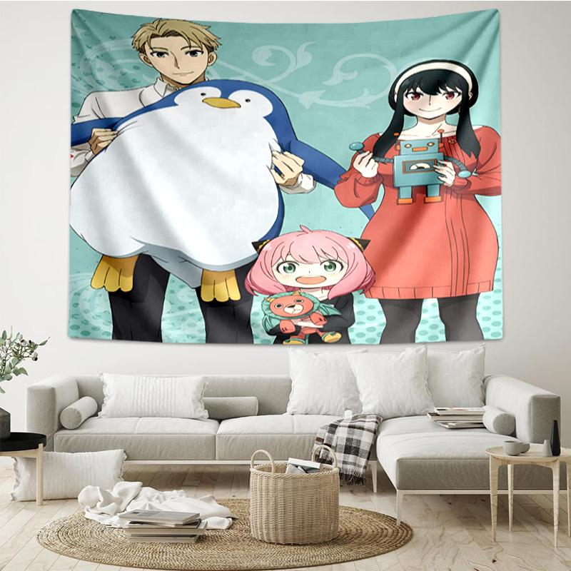 Fantasy Adventure Anya Quick-Dry Tapestry Hanging for Bedroom,Livingroom, Playroom,Decor Art Room Wall Tapestry Holiday and Birthday Gifts