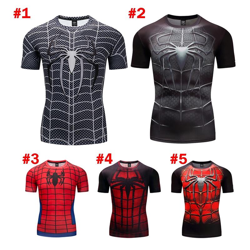 Stylish Spider-man Short Sleeve Sport Shirt For Men With Premium Quality Fabric