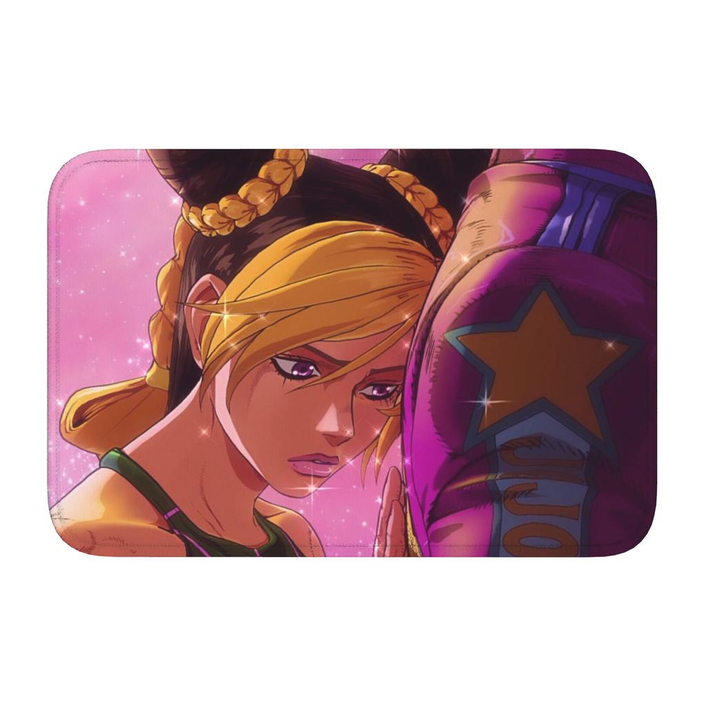 Индивидуальный коврик для двери в стиле JoJo's Bizarre Adventure, нескользящий, для прихожей, приветственный, для кухни, ванной комнаты, пола, двери, туалета, гостиной, ковер