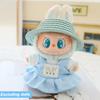 For 17cm Labubu Doll Clothes Fashion Dress Overalls Doll Clothes Color Match Hoodies Dolls Accessories Cute Decoration Little Clothes