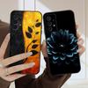 Черный лист Изображение Для Samsung A03 Core A 04 05 06 12 14 15 16 22 23 Galaxy A25 26 4G 34 35 52 53 56 71 73 90 5G мягкий чехол для телефона