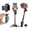 3-in-1 Phone Tripod Stand with Detachable Remote Bluetooth Selfie Stick  Livestreaming Photography