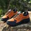 Fashion Autumn Men's Mountaineering Shoes Thick Soled Couple Outdoor Hiking Leisure Sneakers New Low Cut Walking Shoes Zapatillas Hombre
