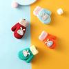 Cute Cartoon Children Gloves Thicken Kids Plush Fingerless Gloves 0-3year Toddler Hanging Neck Mittens Baby Winter Hand Warmer