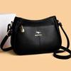 Hair Delivery Women's Bag New 2025 Fashion Trend Middle-aged Mother Bag Shoulder Bag Large Capacity Messenger Bag