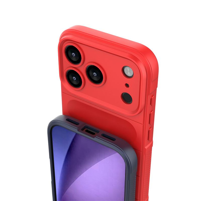 For iPhone 17 Pro Case For iPhone 17 Air iPhone 17 Pro Max Cover Funda Anti-Slip Silicone Shockproof Protective Phone Back Cover