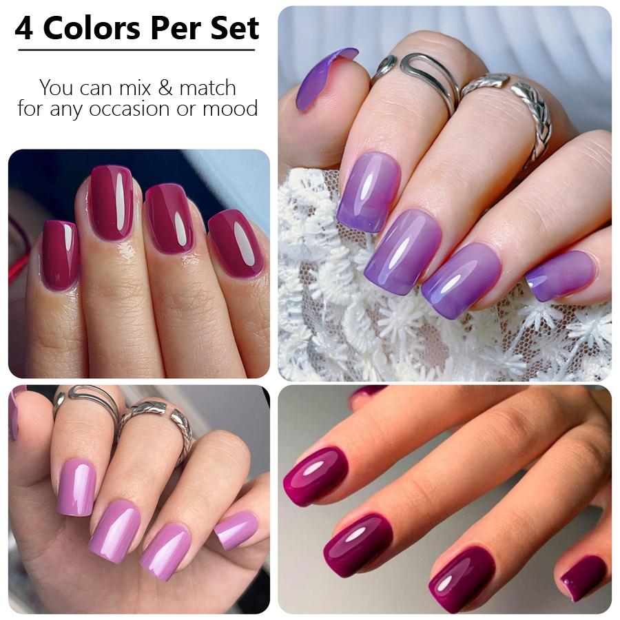 96 шт. коротких накладных ногтей, глянцевые однотонные искусственные ногти, полное покрытие, искусственные ногти для маникюра с натуральным видом