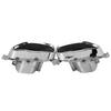 Exhaust Muffler Tips Set End Pipe Trim Replacement for 3 Series G20 G21 M Sport M340 2019‑2021Chrome Silver