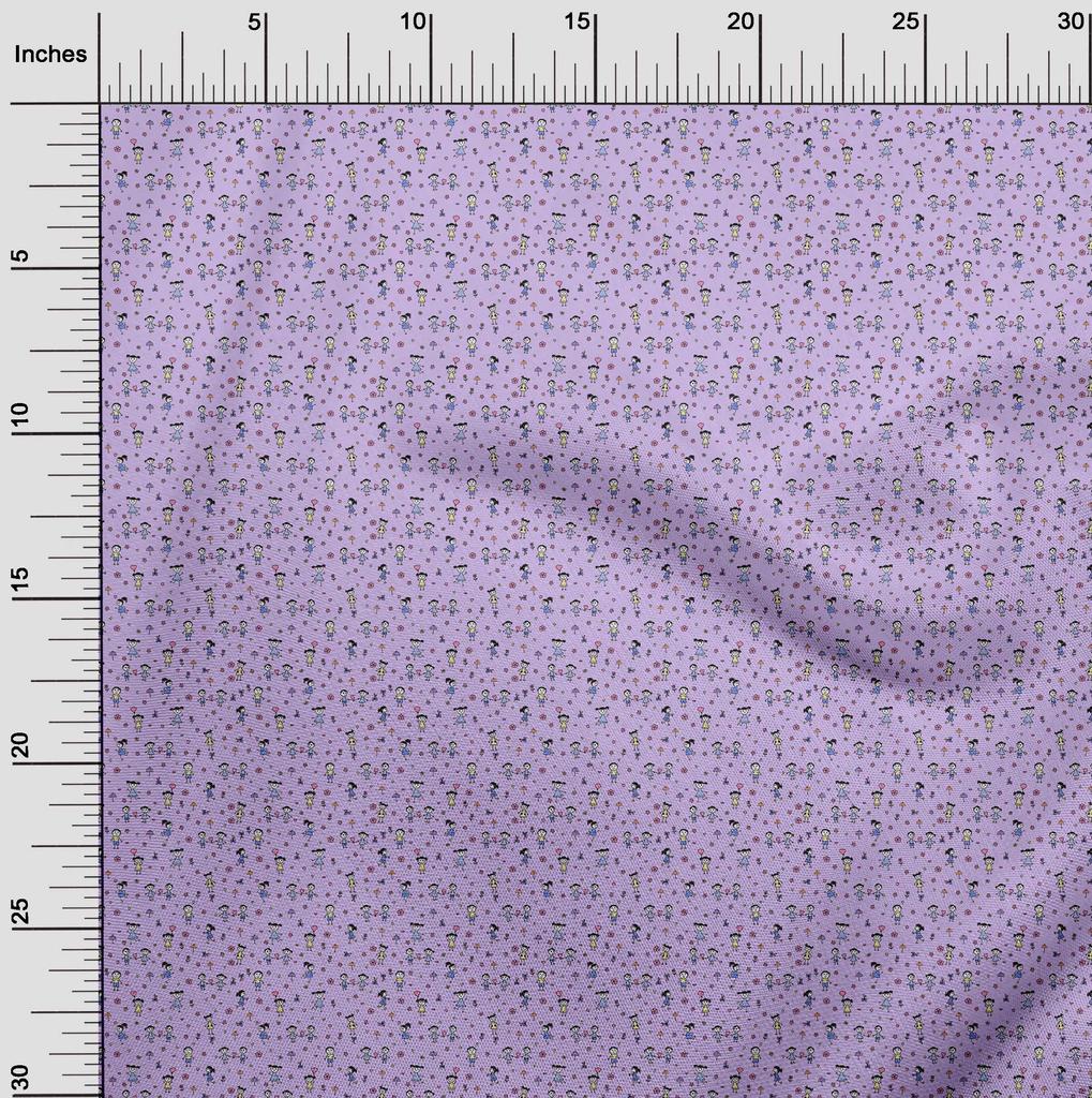 oneOone Cotton Flex Gray Fabric Random Craft Projects Decor Fabric Printed By The Yard 40 Inch