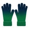 Gradient Knit Gloves Thick All Finger Gloves New Hand Warmers  Outdoor Wear