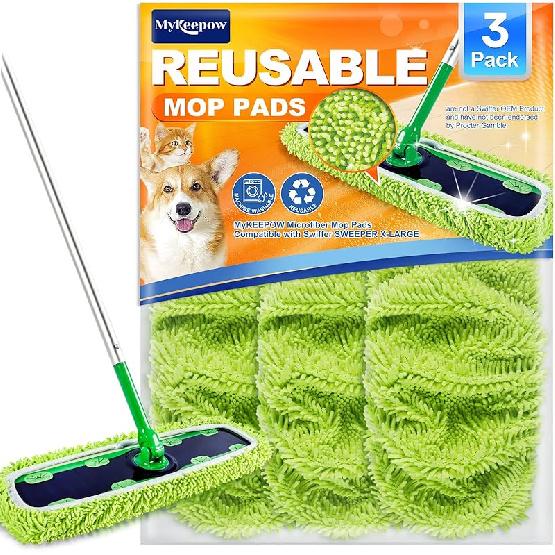 XL Влажные салфетки-сменщики для Swiffer XL Сухие салфетки для подметания Многоразовые XL Влажные салфетки для мытья пола Салфетки из микрофибры для швабры для чистки полов из твердой древесины