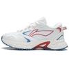 Li Ning Нескользящие Устойчивые к истиранию Низкие Беговые Кроссовки Мужские Туманный Белый ARLS005-1