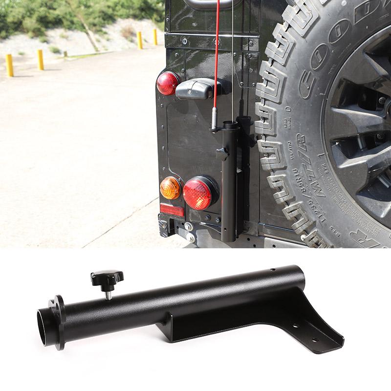 Для Land Rover Defender 90 110 130 2004-18 алюминиевый сплав черный флагшток задней двери монтажный кронштейн для антенны автомобиля