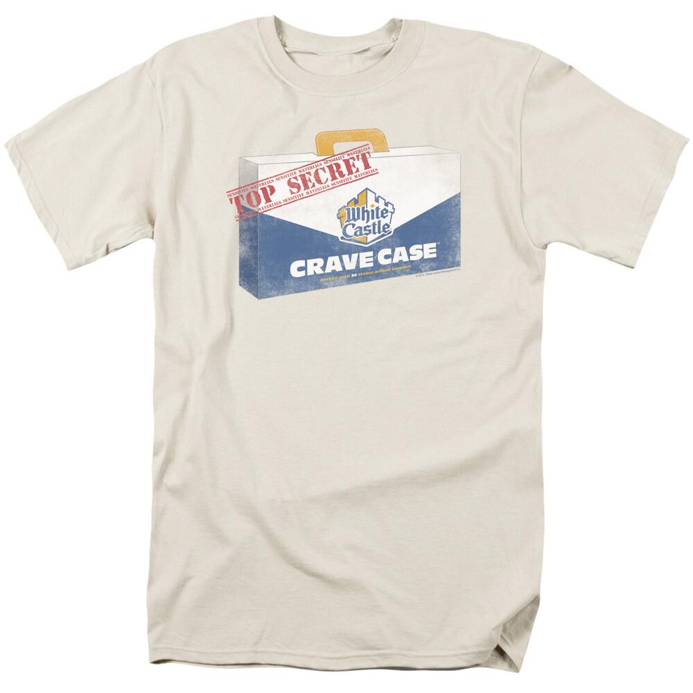 White Castle Crave Case T Shirt Mens Licensed Hamburger Tee Cream