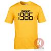 Made In 1986 TShirt Birthday Party Celebration Fancy Dress Teeshirt