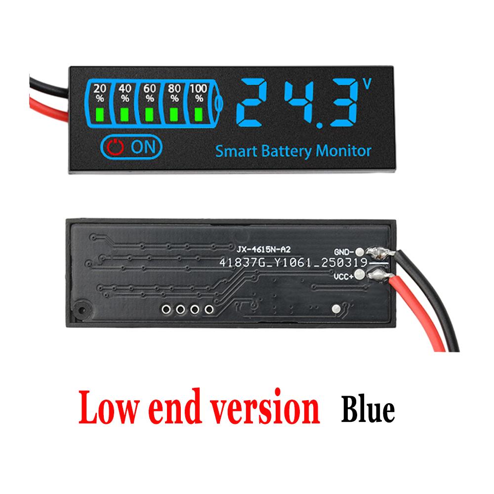 DC 7V-40V 3-14S LED Battery Capacity Indicator Power Display Panel Lithium Lead Acid Battery Capacity Voltage Meter Module