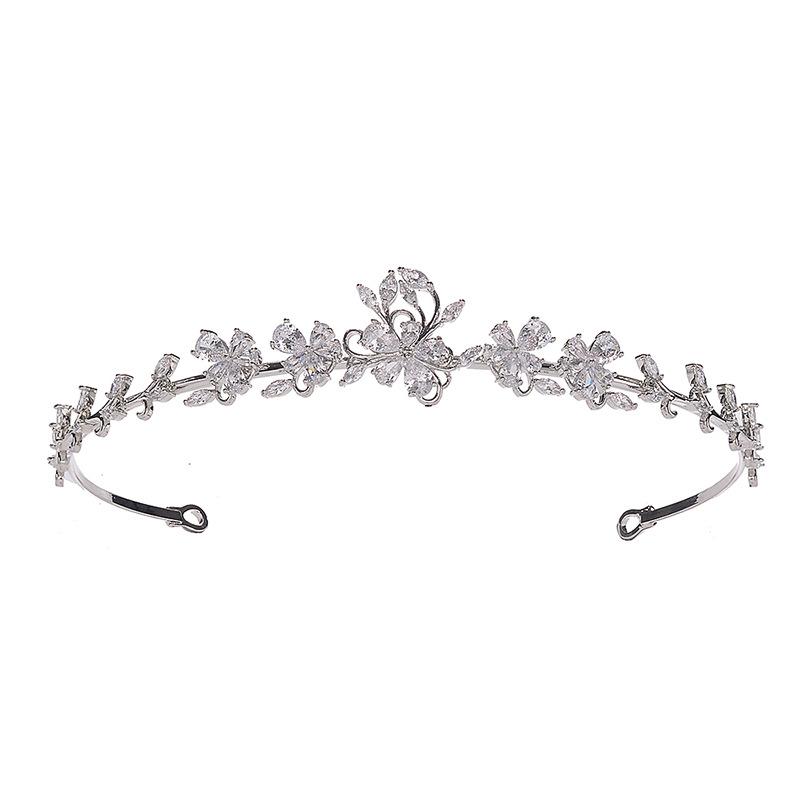 Crown Tiara Bride Super Fairy Princess Wedding Dress Tiara Simple and Elegant Queen Wedding Birthday Gift