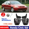 Mudflaps FOR Honda Civic Sedan 4 Dr Mudguards Fender Mud Flap Guard Splash Mudguard Car Accessories Auto Styline Front Rear