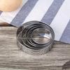 Набор формочек для печенья из нержавеющей стали для DIY (Набор из 5 круглых форм)
