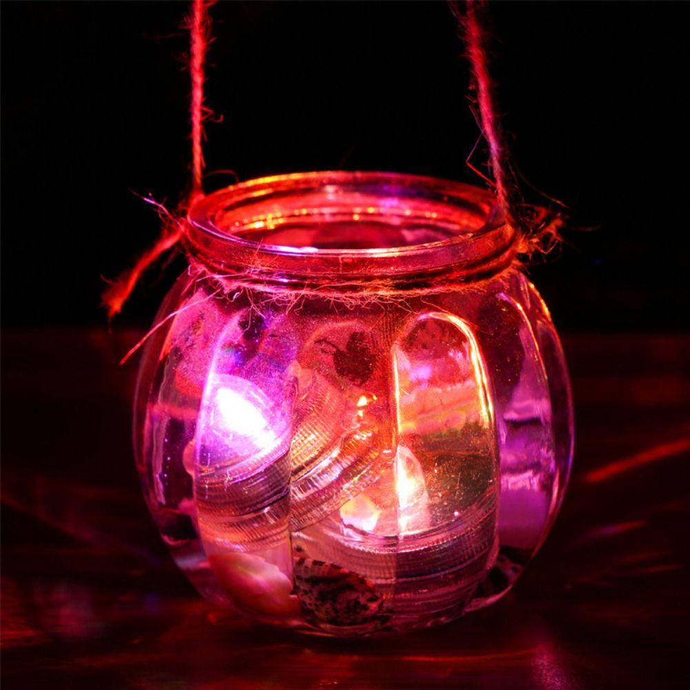 Waterproof Underwater LED Candle Lamp Decorative Submersible Mini LED Lights  Fish Tank