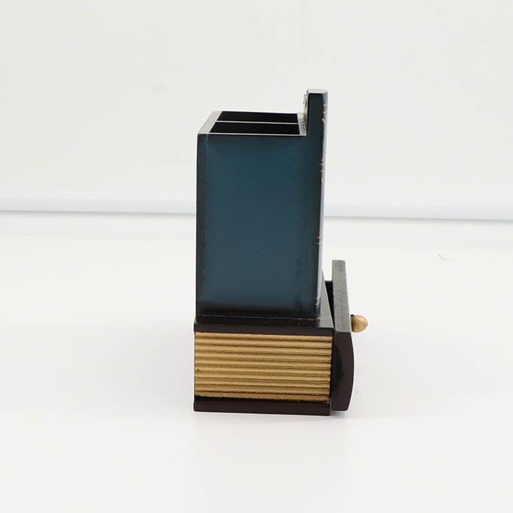 Декоративные Ящики Держатель для Канцелярских Принадлежностей Настольный Органайзер Пенал Форма Книги Держатель для Ручек Ретро Дерево