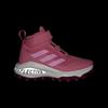 Adidas Fortarun Atr El K Slip Resistant Abrasion Resistant High Top Kids' Running Shoes Rose Red Kids' Sneakers GZ0163