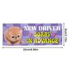 Student Driver Sticker Reusable Magnetic New Driver Decal Car Magnet Funny Animal Design For Driving Practice Safety Training