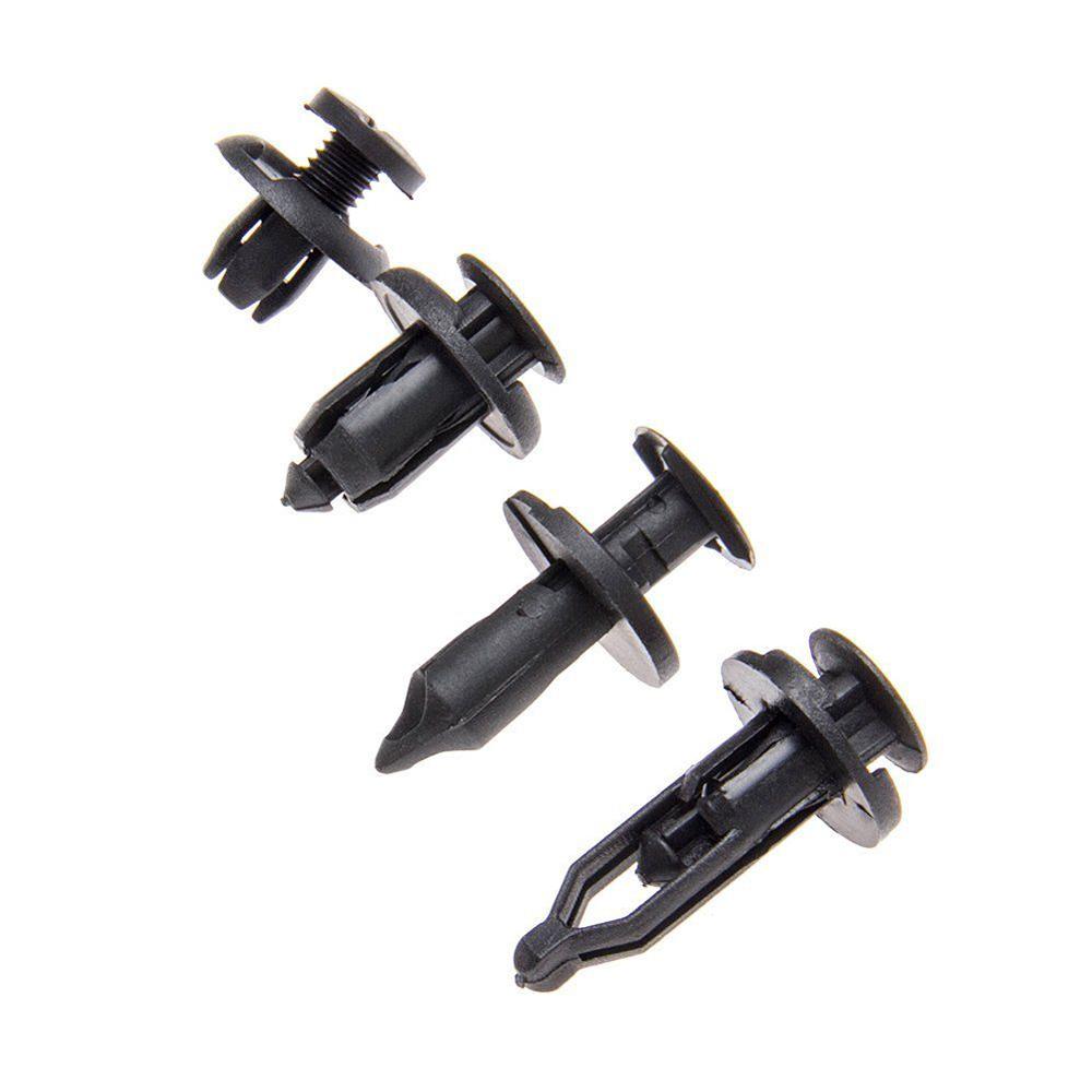 40 шт. смешанных автомобильных зажимов, пластиковые универсальные черные автомобильные зажимы, фиксаторы для обшивки дверей, фиксаторы для салона автомобиля