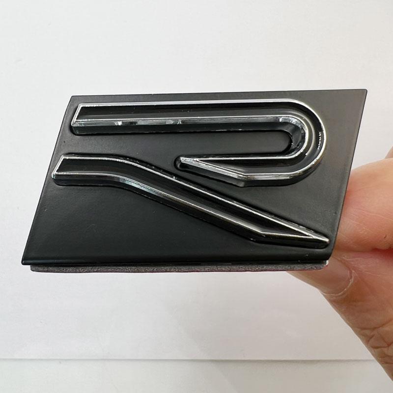 3D Металлическая эмблема R-логотип Значок на переднюю решетку Наклейка на задний багажник Аксессуары Для GTI Rline Polo Golf MK8 Touareg Passat Magotan CC
