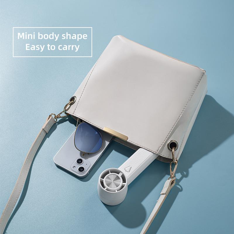 Портативный ручной вентилятор Ручной 1800 мАч Мини Домашний USB Зарядный вентилятор Высокоскоростной USB Зарядка Уличный Кемпинг Охлаждающий Ручной вентилятор