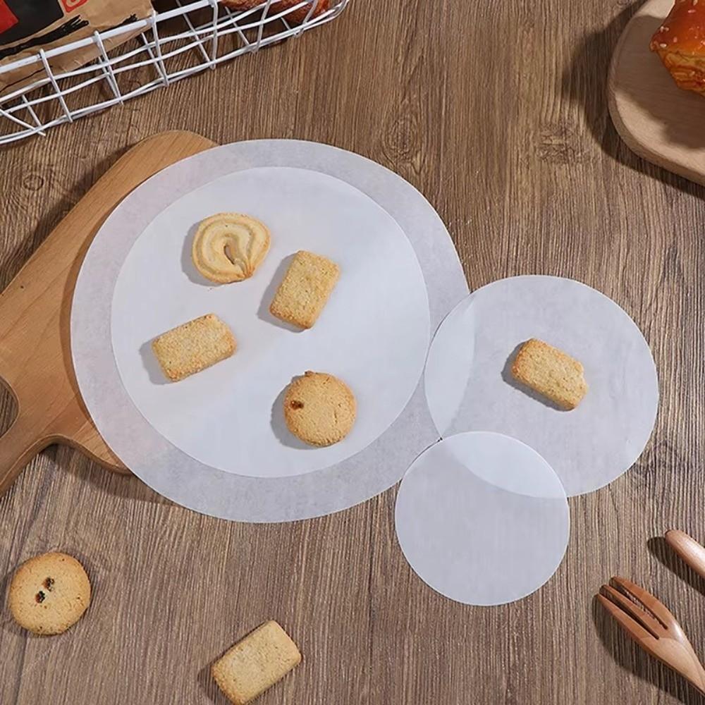 Square BBQ Paper Liner Circle Shape Biscuits Paper New Baking Tool Household