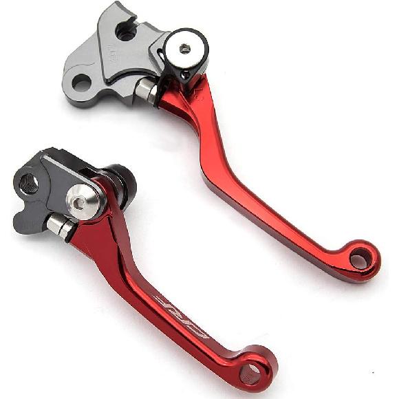Рычаги сцепления и тормоза для питбайка CRF125F CRF 125 F 125FB 2024 2025, складные, CNC, красные