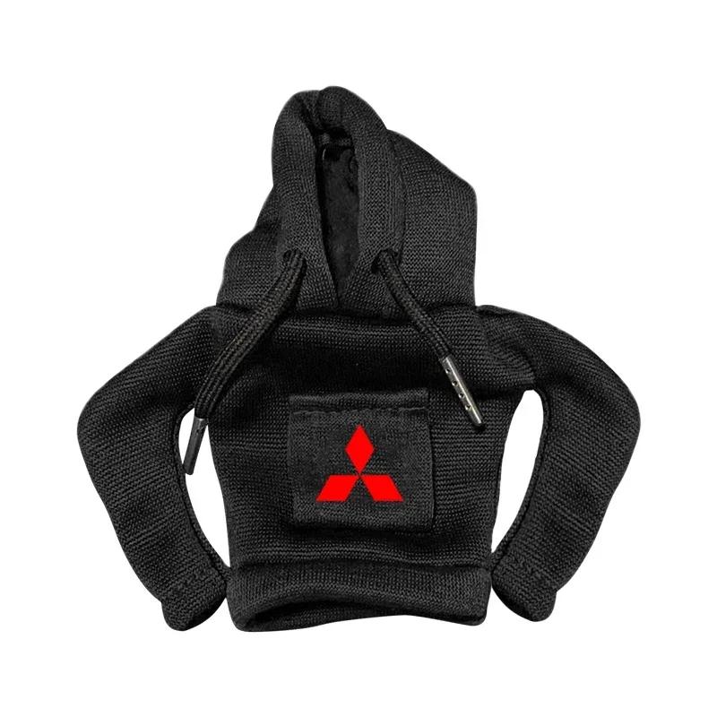 gzbf5 For Mitsubishi Lancer 9 Ex ASX L200 Colt Pajero Sport Car Styling Car Gear Shift Hoodie Cover Shift Cover Gear Handle Decoration