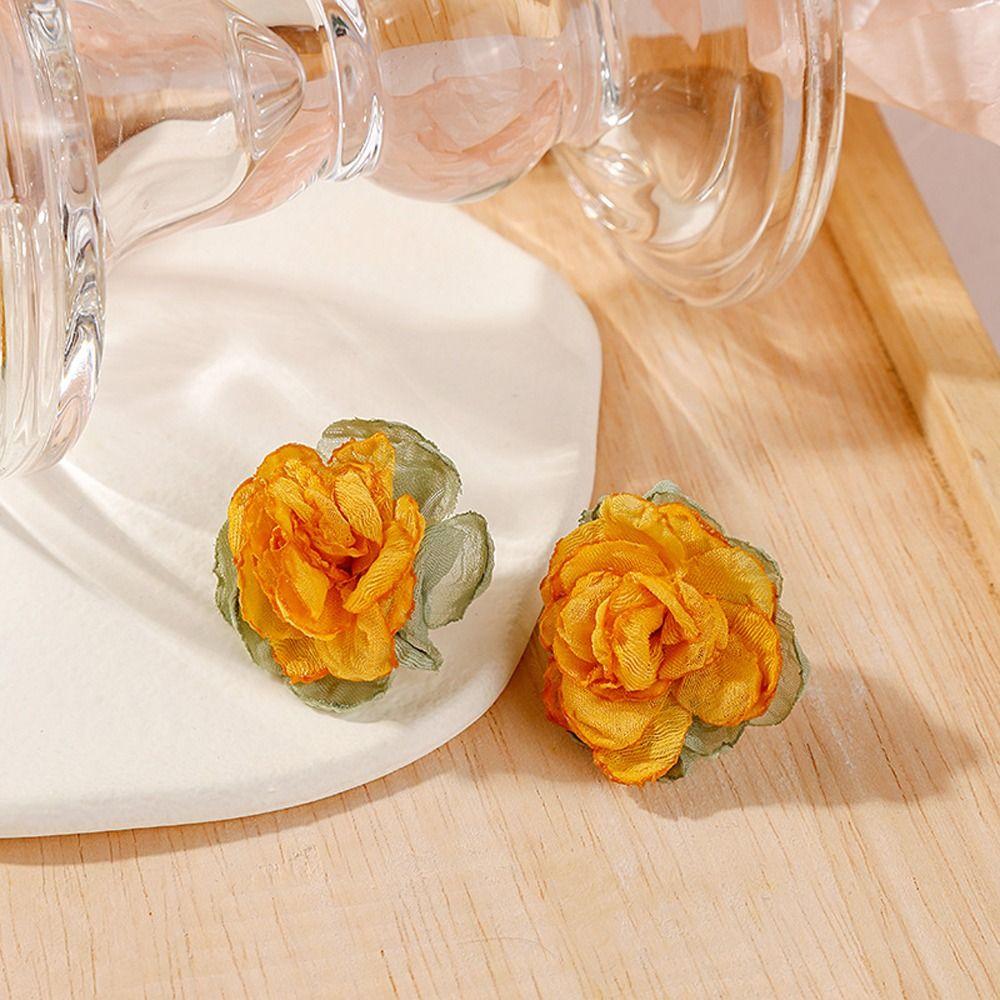 Sweet Trendy Niche Design Korean Style Earrings Ear Studs Women Flowers Earrings Girl Stud Earrings