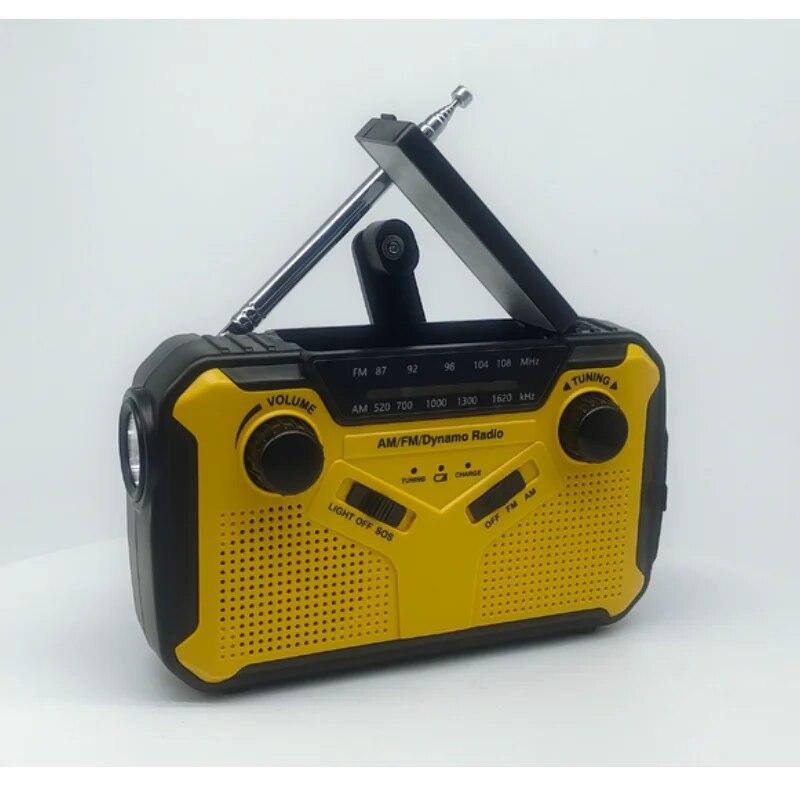 Multifunction Radio Hand Crank Solar USB FM/ AM Weather Radios Emergency Flashlight Power Bank Very Quality High Volume Radio