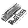 Compatible 6 or 12-Way M5 Screw Connector Car Fuse Box Holder