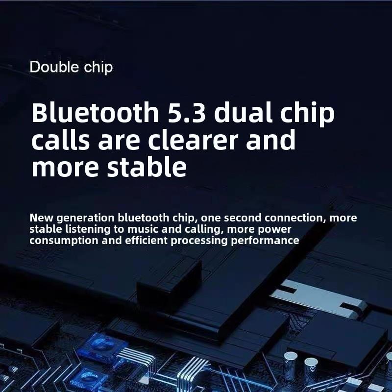Беспроводные Bluetooth-наушники OWS с подвесным ушным вкладышем, сверхдолгоиграющие спортивные Bluetooth-наушники с костной проводимостью и шумоподавлением, не помещаются в уши