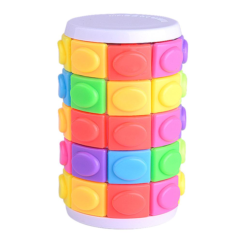 Colorful Magic Tower Puzzle Rotate Slide Puzzle Toy Mini Preschool Children Toys