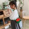 Fashion Children's Coin Purse Princess Cute Small Bag Shiny Rivet Strawberry Messenger Korean Decorative Pack Mini Zero Wallet