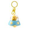 Adorable Red Silicone Ufo Projection Keychain Cute Couple Gift Bag Charm