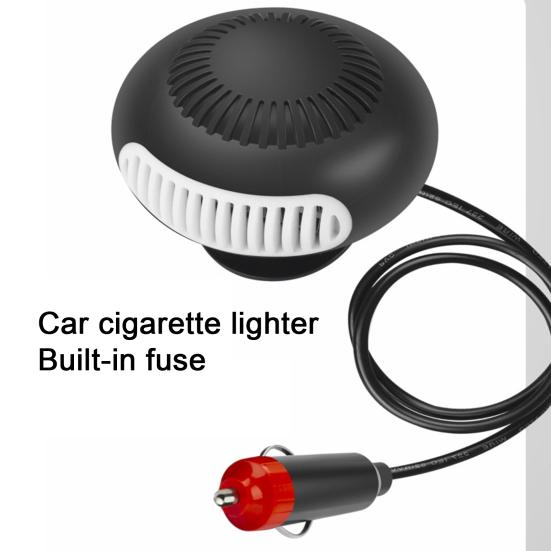 Автомобильный обогреватель с поворотным основанием на 360 градусов, автоматический быстрый нагрев, малошумный портативный обогреватель салона автомобиля небольшого размера