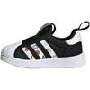 Originals Superstar 360 Trendy Sports Durable Low-Top Walking Shoes Baby Shoes Black White JS0685