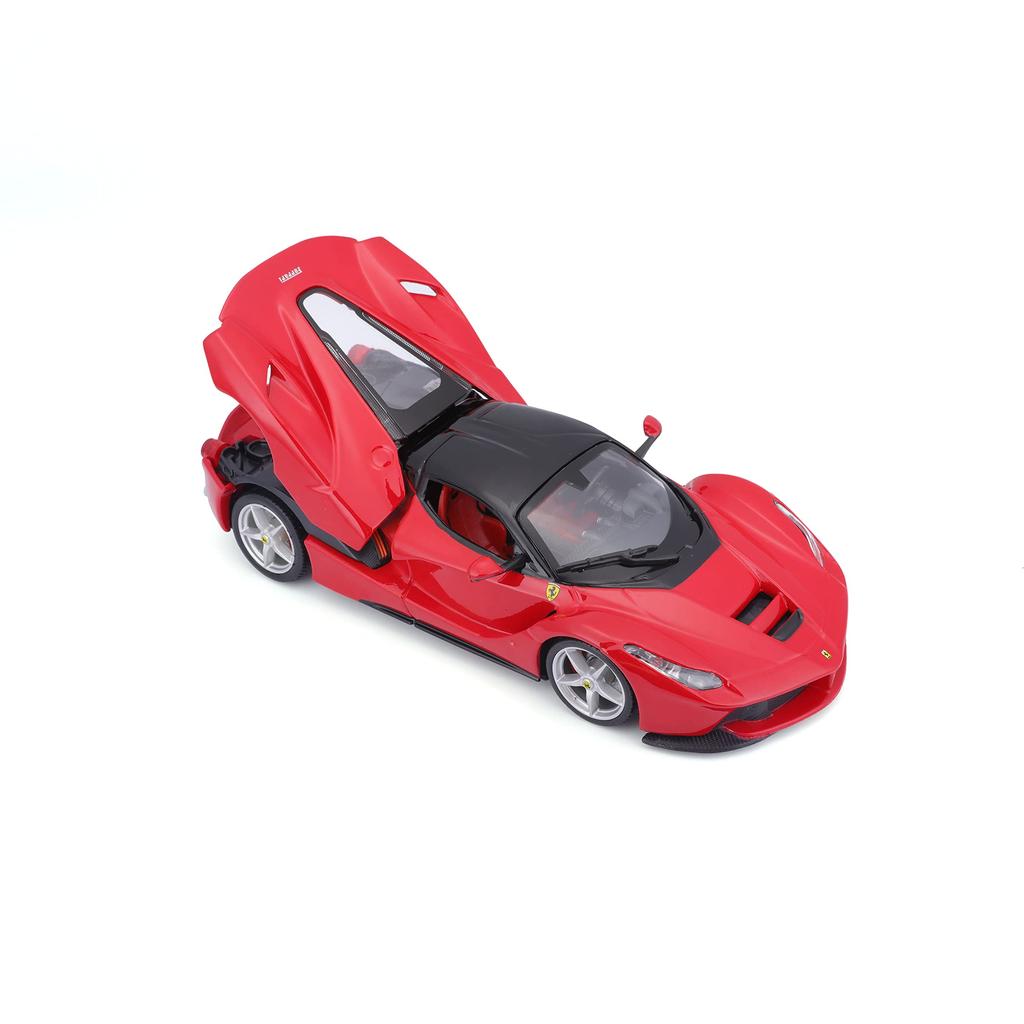 Bburago Scale Ferrari LaFerrari Red Race Sports Car Diecast Model Car 1/24 / 18-26001