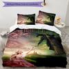 3pcs Wicked Bedding Set Duvet Cover Closure Includes 1 Duvet Cover & 2 Pillowcases, Soft and Comfortable for All Seasons.