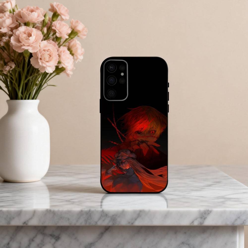 H-Hunter X H-Hunter K-Kurapika Phone Case For Samsung S25,24,23,22,30,21,10,9,Ultra,Plus,Lite,FE,4,5 G Soft Black Case