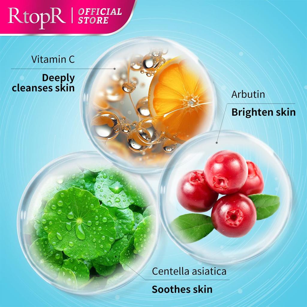 VC Очищающее средство для лица Глубокое очищение Отшелушивающее Увлажнение и осветление цвета лица Кожа чистая и гладкая