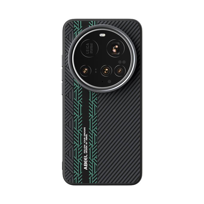 Экологичный кожаный чехол для Xiaomi 15 Ultra, углеродное волокно, тонкий, ударопрочный, Magsafe, магнитный, тест на падение, металлический захват для объектива, чехол-обложка
